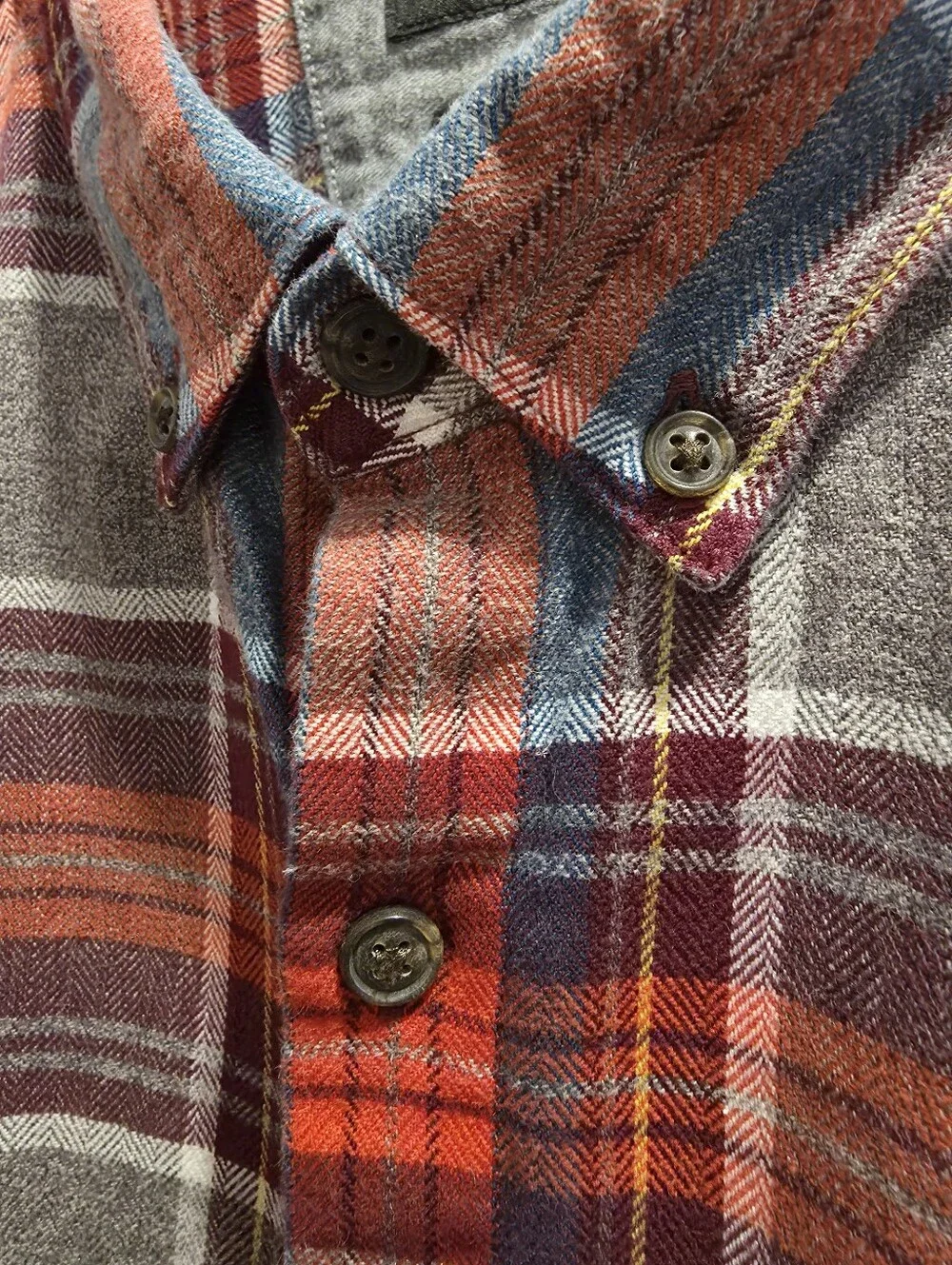 Men's Banana Republic Plaid Luxe Flannel Shirt